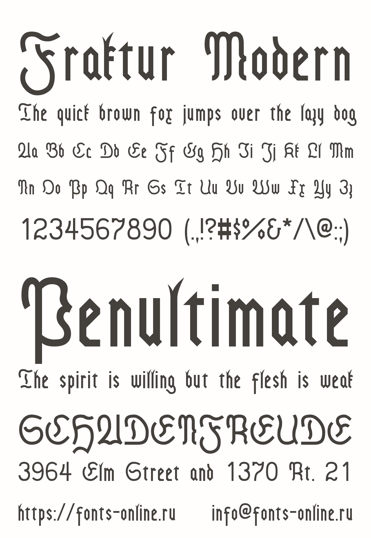 Fraktur Modern Free Font Download